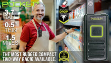 Blackbox Pocket + Analog 2-Way Radio
